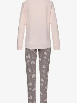2 pyjamas avec imprimé cœurs