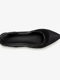 Ballerines à bride tendance avec empiècements en maille