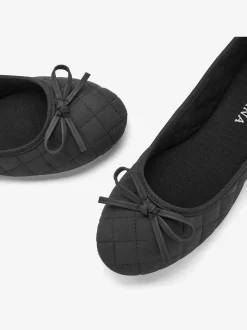 Ballerines classiques à la coupe arrondie avec nœuds