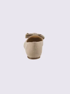 Ballerines cuir velours de chèvre