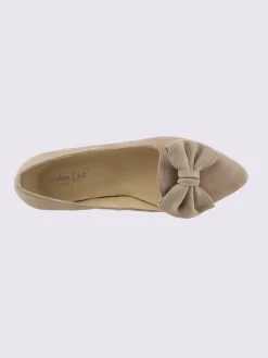 Ballerines cuir velours de chèvre
