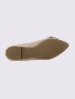 Ballerines cuir velours de chèvre