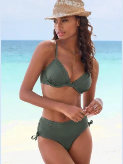 Bas de maillot de bain bord découpé au laser tendance