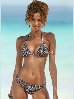 Bas de maillot de bain coupe étroite avec fine couture latérale