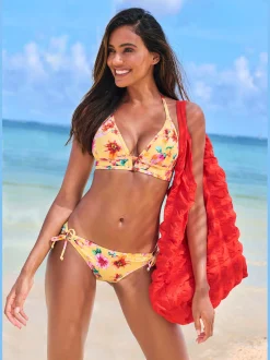 Bas de maillot de bain design floral tendance