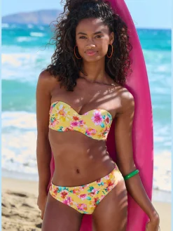 Bas de maillot de bain design floral tendance