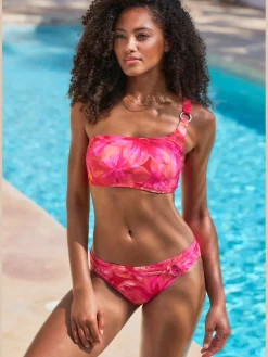 Bas de maillot de bain design floral tendance
