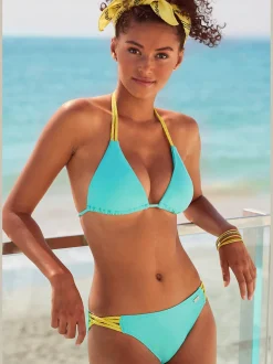 Bas de maillot de bain design contrasté