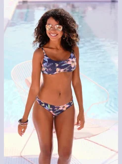 Bas de maillot de bain design floral