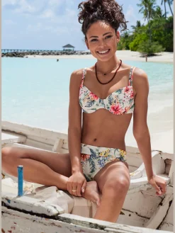 Bas de maillot de bain imprimé floral : chaque pièce est unique