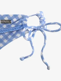 Bas de maillot de bain imprimé vichy moderne