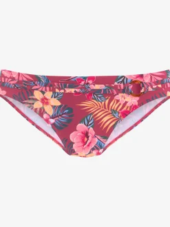 Bas de maillot de bain imprimé tropical