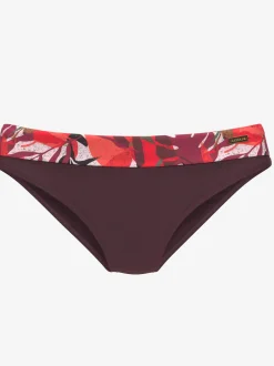 Bas de maillot de bain imprimé tropical
