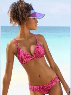 Bas de maillot de bain imprimé palmiers tendance