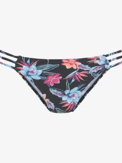 Bas de maillot de bain imprimé, effet de couleur différent pour chaque pièce