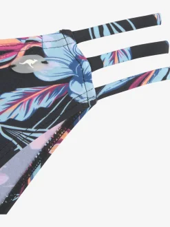 Bas de maillot de bain imprimé, effet de couleur différent pour chaque pièce