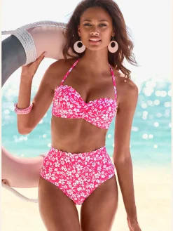 Bas de maillot de bain imprimé à fleurs mode