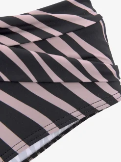 Bas de maillot de bain imprimé zébré élégant