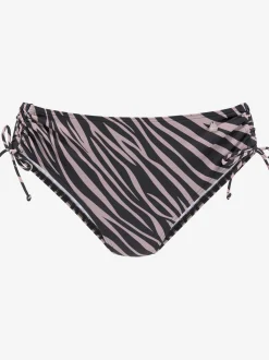 Bas de maillot de bain imprimé zébré élégant