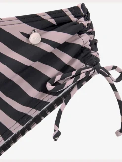 Bas de maillot de bain imprimé zébré élégant