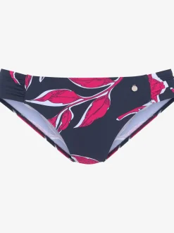 Bas de maillot de bain imprimé, effet de couleur différent pour chaque pièce