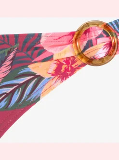 Bas de maillot de bain imprimé tropical