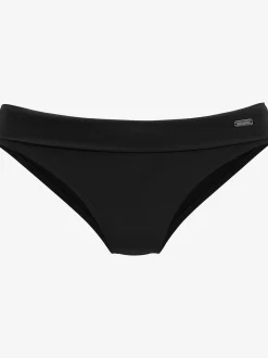 Bas de maillot de bain large ceinture à revers
