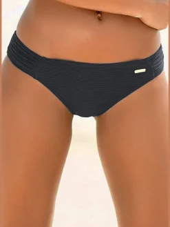 Bas de maillot de bain matière structurée tendance