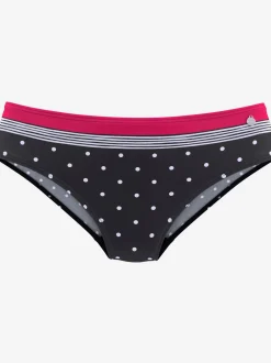 Bas de maillot de bain mélange tendance de rayures et de pois