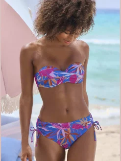 Bas de maillot de bain motif floral – chaque pièce est unique