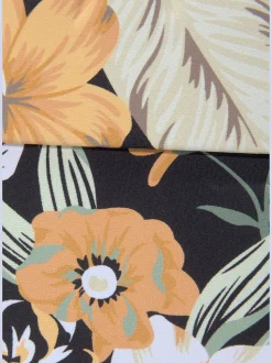 Bas de maillot de bain taille haute imprimé tropical tendance