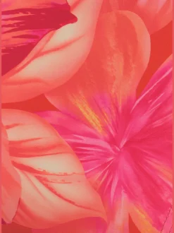 Bas de maillot de bain taille haute design floral tendance