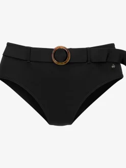 Bas de maillot de bain taille haute coupe haute