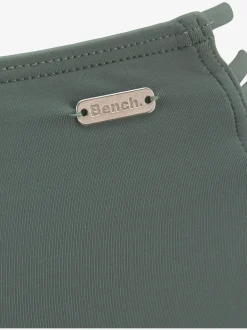 Bas de maillot de bain taille haute bandes croisées sur les côtés
