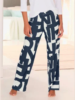 Bas de pyjama pantalon de pyjama avec motif abstrait