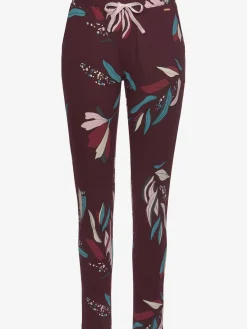 Bas de pyjama pantalon de nuit élégant avec motif sur toute la surface