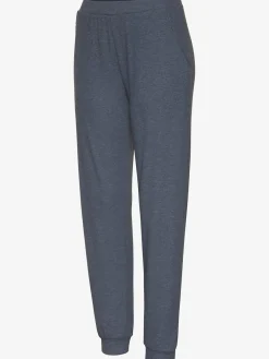 Bas de pyjama pantalon en tricot côtelé
