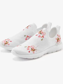 Baskets chaussure en textile à imprimé floral - s'adaptent parfaitement au pied grâce à leur qualité textile douce