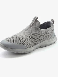 Baskets chaussures en textile et chaussures en tissu à enfiler grâce à la matière extensible