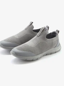 Baskets chaussures en textile et chaussures en tissu à enfiler grâce à la matière extensible