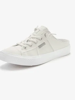 Baskets chaussures en textile au style usé et délavé tendance