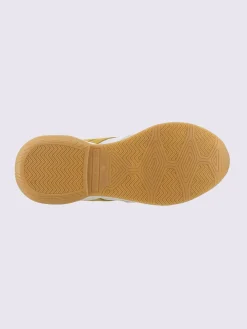 Baskets cuir de bœuf nappa et velours