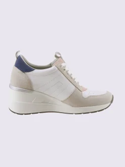 Baskets cuir de bœuf nappa et velours