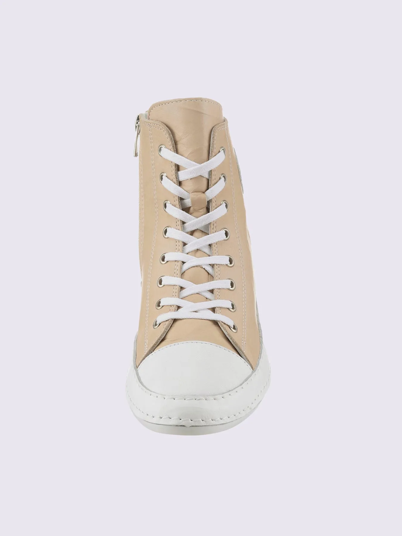 Baskets cuir nappa de vache
