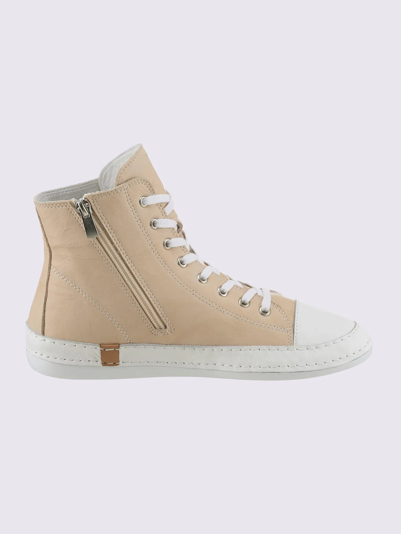 Baskets cuir nappa de vache