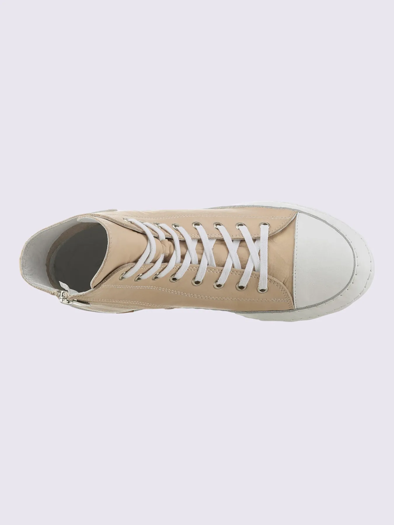Baskets cuir nappa de vache