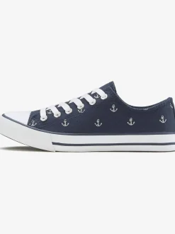Baskets imprimé ancre tendance