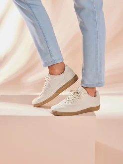 Baskets matière synthétique