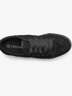 Baskets sneakers avec dentelle tendance et semelle compensée légère