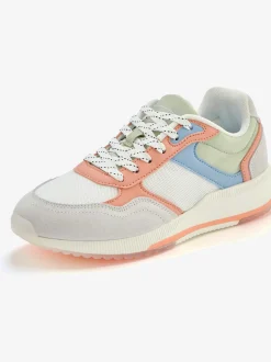 Baskets sneakers avec partie en cuir